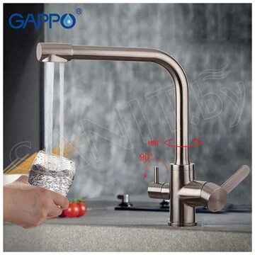 Cмеситель для кухонной мойки Gappo G4399-1 под фильтр