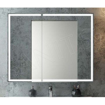 Шкаф-зеркало Континент Mirror Box LED 80 / 100