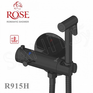 Смеситель встраиваемый Rose R915H термостатический с гигиеническим душем