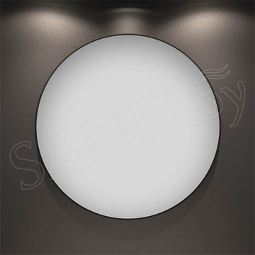Зеркало Wellsee 7 Rays' Spectrum круглое черный контур