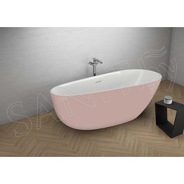 Акриловая ванна Polimat Shila розовая