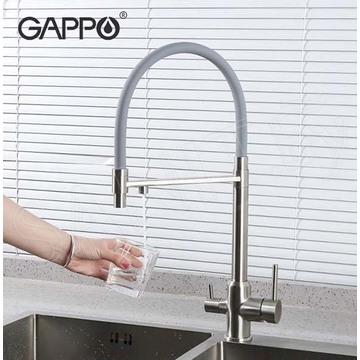 Смеситель для кухонной мойки Gappo G4399-5 под фильтр