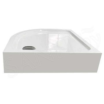 Душевой уголок Adema GLASS line прозрачный в комплекте с поддоном Roxen Santi 20