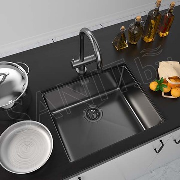 Кухонная мойка Zorg ZRN 5545 Premium PVD Gunblack