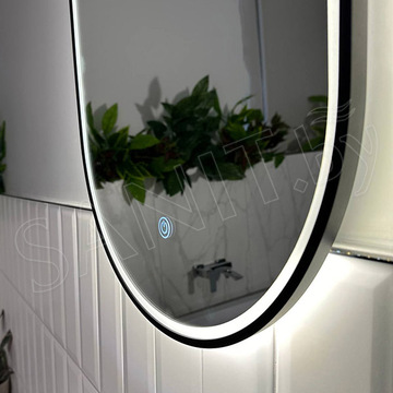 Зеркало Roxen Grown в черной алюминиевой раме