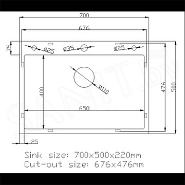Кухонная мойка Stellar S7050NB-Decor с коландером и дозатором