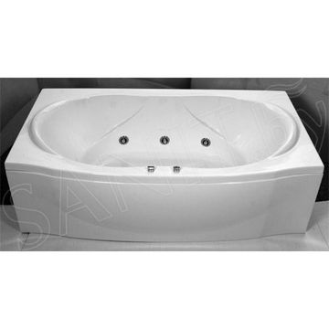 Гидромассажная ванна BAS Фиеста (гидромассаж серия Flat)