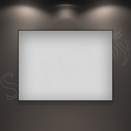 Зеркало Wellsee 7 Rays' Spectrum прямоугольное горизонтальное черный контур