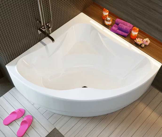 симметричная акриловая ванна - гипермаркет сантехники sanit.by