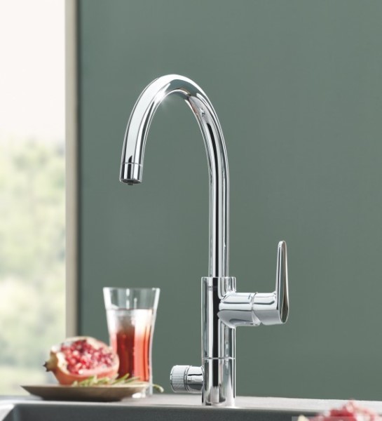 Смеситель для кухни мойки grohe blue pure minta 31721000