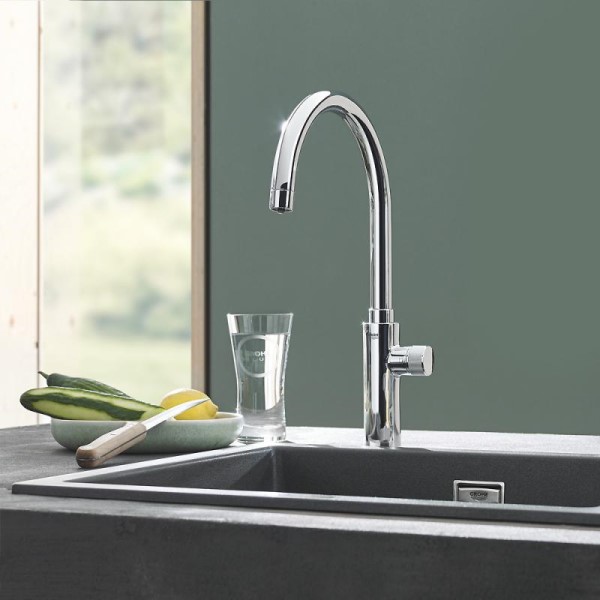 Смеситель для кухни мойки grohe blue pure minta 31721000