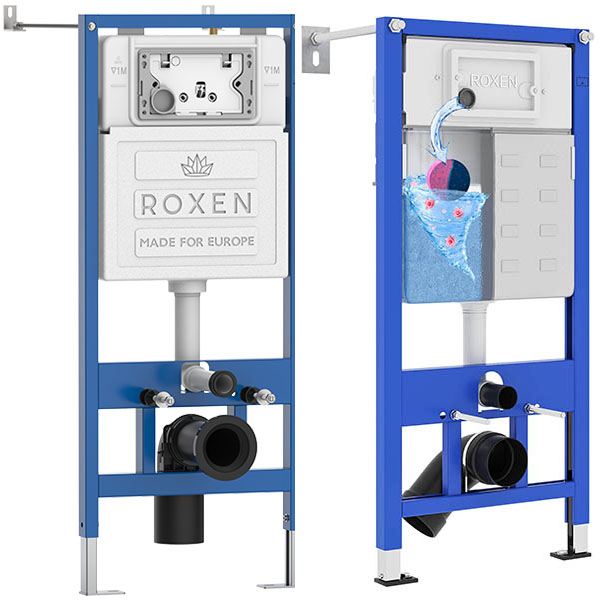 Roxen StounFix Dual Fresh инсталляция для унитаза