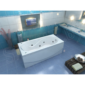 Гидромассажная ванна BAS Ямайка (гидромассаж серия Flat)