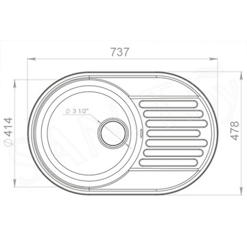 Кухонная мойка GranFest QUARZ Z-18