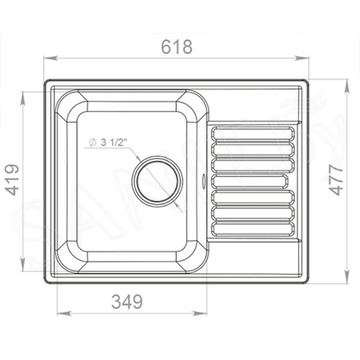 Кухонная мойка GranFest QUARZ Z-13