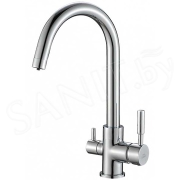 Смеситель для кухонной мойки Zorg Steel Hammer SH 713 под фильтр