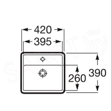 Умывальник Roca Gap A3270MM000