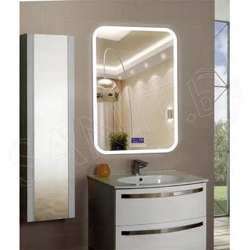 Зеркало Континент Glamour LED с многофункциональной панелью