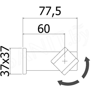 Держатель для душевой лейки Paffoni Elle ZSUP025NO