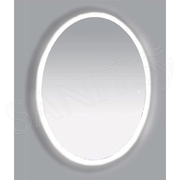Зеркало Misty Неон 4 LED 60 овальное сенсор на зеркале
