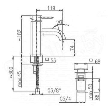 Смеситель для умывальника Armatura Brylant 4302-811-0