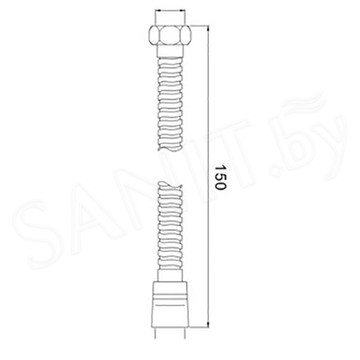 Душевой шланг Gerhans K40203