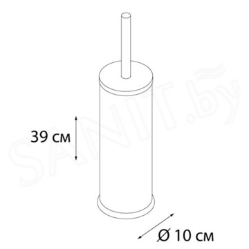 Ершик для унитаза Fixsen FX-452
