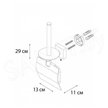 Держатель для туалетной бумаги Fixsen Kvadro FX-61310E