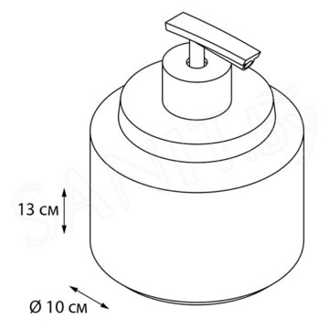 Дозатор для моющих средств Fixsen Coin FX-250-1