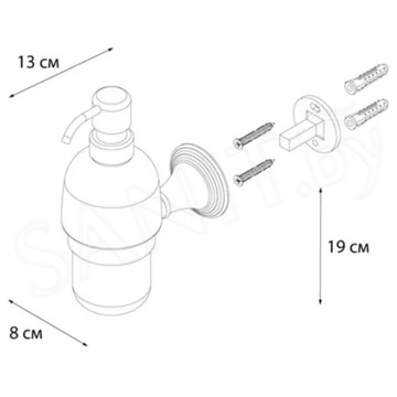 Дозатор для моющих средств Fixsen Luksor FX-71612B