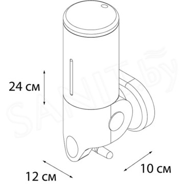 Дозатор для моющих средств Fixsen Hotel FX-31012A