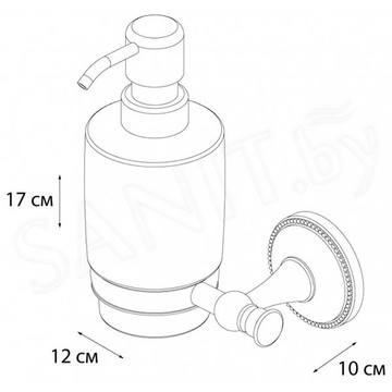 Дозатор для моющих средств Fixsen Alfa GR-9512