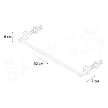 Держатель для полотенец Fixsen Europa FX-21801