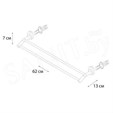 Держатель для полотенец Fixsen Europa FX-21802