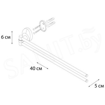 Держатель для полотенец Fixsen Europa FX-21802A