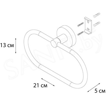 Держатель для полотенец Fixsen Modern FX-51511