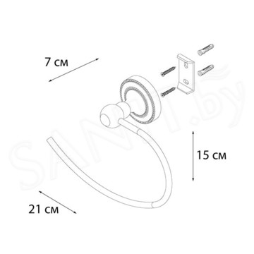 Держатель для полотенец Fixsen Style FX-41111