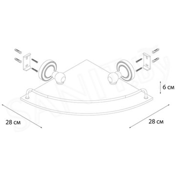 Полка Fixsen Style FX-41103A