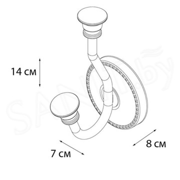 Крючок Fixsen Adele FX-55005