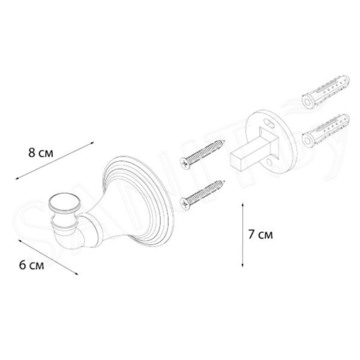 Крючок Fixsen Luksor FX-71605B