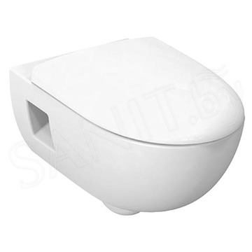 Подвесной унитаз Geberit Smyle Rimfree 500.215.01.1 с сиденьем SoftClose 500.232.01.1