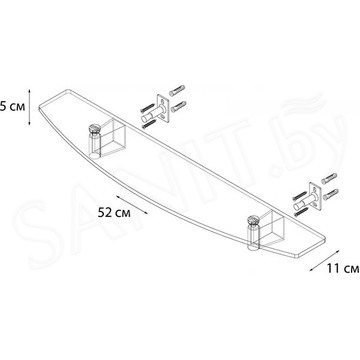 Полка Fixsen Trend FX-97803