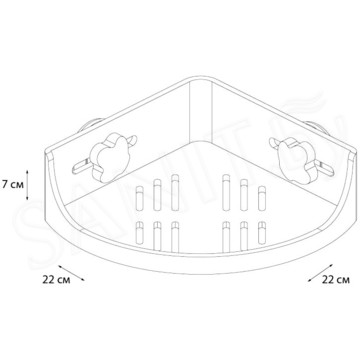 Полка Fixsen Element GR-3310