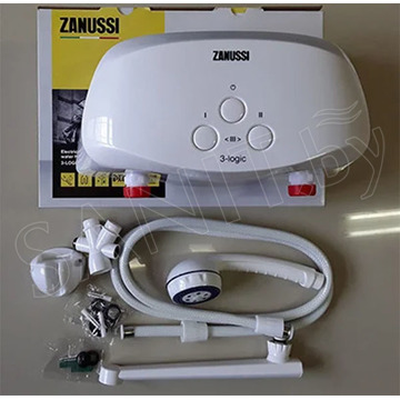 Проточный водонагреватель Zanussi 3-logic TS (душ + кран)