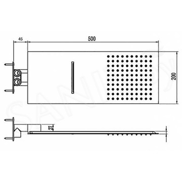 Верхний душ RGW Shower Panels SP-64