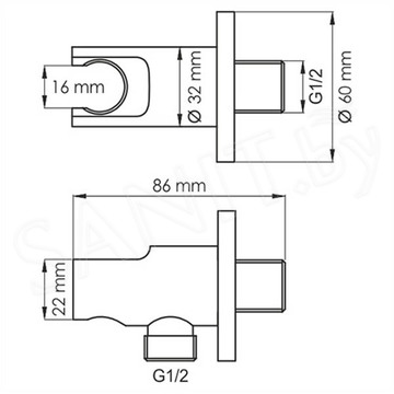 Шланговое подключение Wasserkraft A083