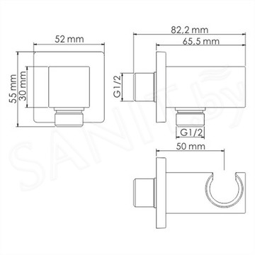 Шланговое подключение Wasserkraft A125