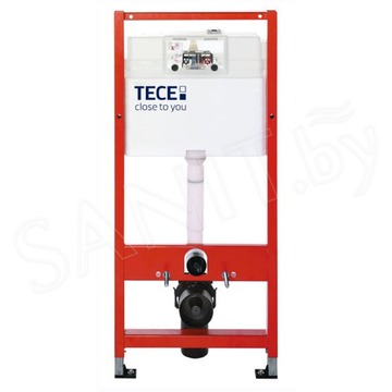 Система инсталляции для унитаза TECEbase kit 9400407 c кнопкой и подвесным унитазом Timo Rimless Kulo TK-403