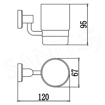 Стакан Savol S-009558