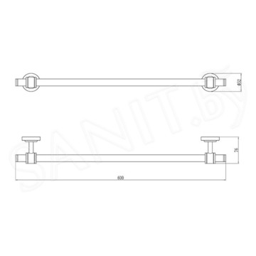 Держатель для полотенец Savol S-007924